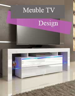 Meuble TV Design Laqué Moderne