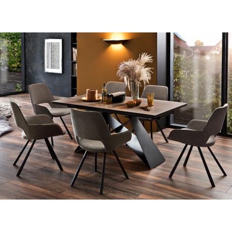 Table de salle à manger bois design / 160 cm pour salle à manger