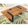 Table basse de salon bois de manguier 120 cm