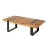 Table basse de salon bois de manguier 120 cm