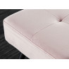 Banc en velours rose 1m