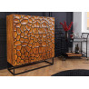 Buffet haut original façades mosaïque manguier et métal Sacha