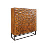 Buffet haut original façades mosaïque manguier et métal Sacha