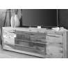 Meuble tv 3 portes en bois de hêtre 178 cm