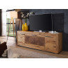 Meuble tv 3 portes en bois de hêtre 178 cm