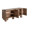 Buffet en manguier 4 portes pieds ronds 180 cm Bocksberg