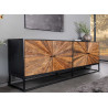 Buffet bois de manguier et bois de teck 4 portes Taylor