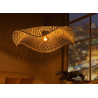 Suspension luminaire bambou 70 cm Tiki