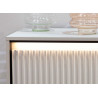 Buffet moderne 4 portes blanc 193 cm Trend