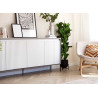 Buffet moderne 4 portes blanc 193 cm Trend