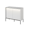 Commode moderne 2 portes blanche Trend