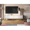 Meuble TV 4 portes blanc 167 cm Trend