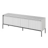 Meuble TV 4 portes blanc 167 cm Trend