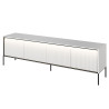 Meuble TV 4 portes blanc 193 cm Trend