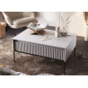 Table basse rectangulaire blanche 1 porte Trend