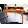 Bureau 2 tiroirs en bois d'acacia Lucia