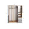 Armoire 3 portes, 2 tiroirs et 2 niches Pixel