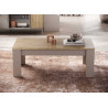 Table basse rectangulaire 122 cm chêne cadiz et cashmere Enora