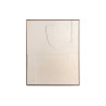 Tableau mural minimaliste blanc cassé 80x100 cm