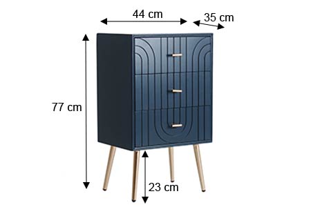 Dimensions de la table de chevet