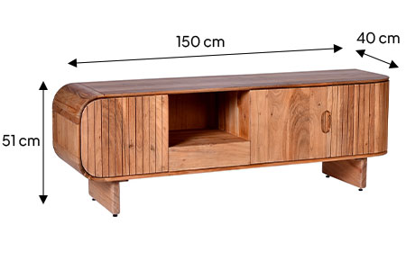 Dimensions du meuble tv original